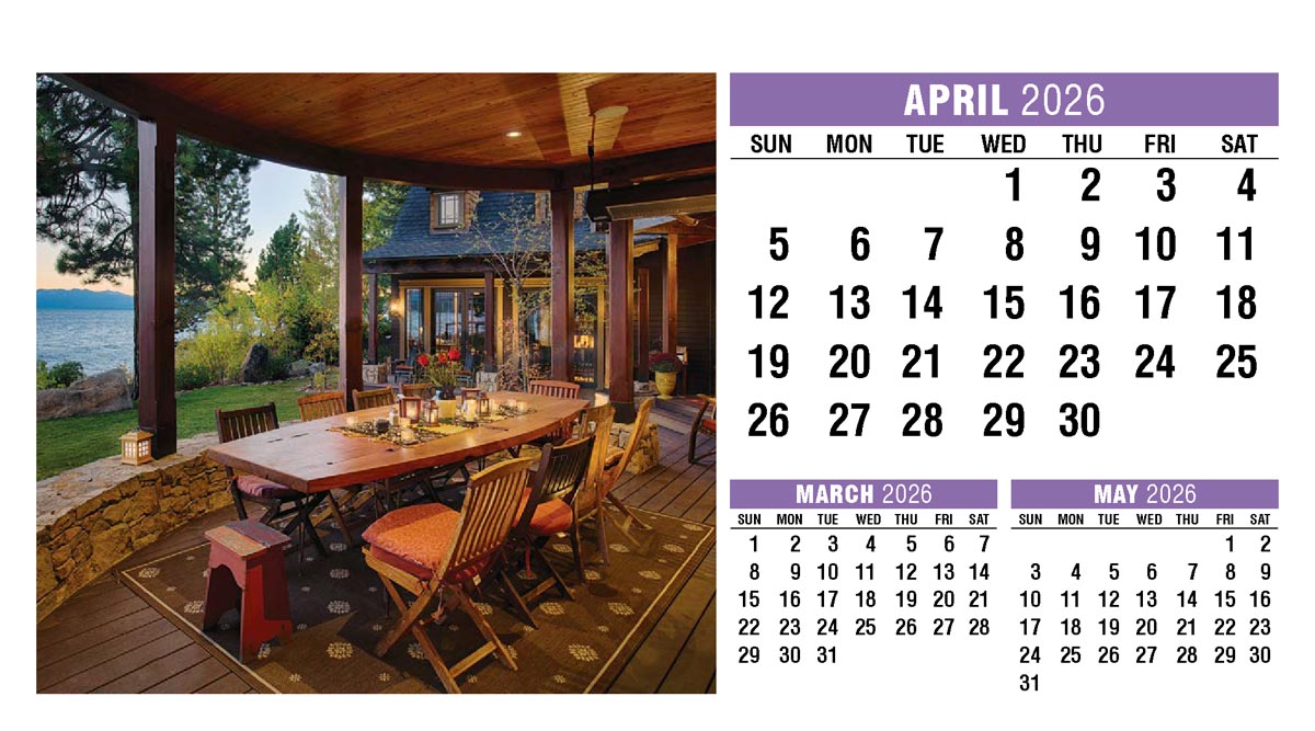 Galleria Homes Promotional Desk Calendar- 2026